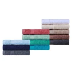 Modern Solid Classic Premium Luxury Cotton 6 Piece Bath, Face, And Hand Towel Set By Blue Nile Mills -Home Decor Store GUEST cdc3608b 3f3d 4ec9 9ba5 7e0baa4f5b91
