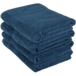 Classic Cotton Absorbent And Quick-Drying 4-Piece Bath Towel Set By Blue Nile Mills -Home Decor Store GUEST ce835f24 a946 471b adf1 993fd7b8cbf6
