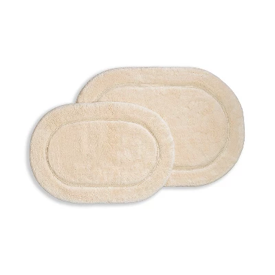 Plush And Absorbent Non-Slip Cotton Oval 2-Piece Bath Rug Set By Blue Nile Mills 17 Plush And Absorbent Non-Slip Cotton Oval 2-Piece Bath Rug Set By Blue Nile Mills - Image 15