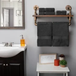 Premium Cotton 800 GSM Heavyweight Plush Luxury 6 Piece Bathroom Towel Set By Blue Nile Mills -Home Decor Store GUEST d17ed5ef 5d22 44ef b43b ab40d2597b8c