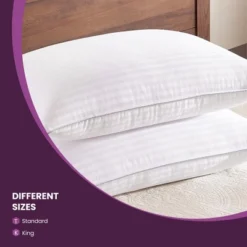 Hypoallergenic Microfiber Polyester 2-Piece Pillow Set - Blue Nile Mills -Home Decor Store GUEST d2690948 2919 492c b7da 239d411fe8b8