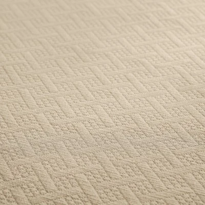 Basketweave Jacquard Matelassé Cotton Bedspread Set - Blue Nile Mills 4 Basketweave Jacquard Matelassé Cotton Bedspread Set - Blue Nile Mills - Image 2