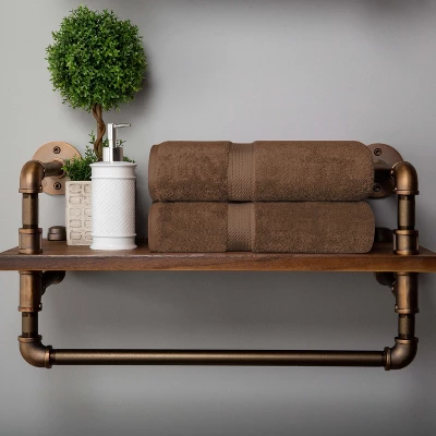 Premium Cotton 800 GSM Heavyweight Plush Luxury 2 Piece Bath Towel Set By Blue Nile Mills 7 Premium Cotton 800 GSM Heavyweight Plush Luxury 2 Piece Bath Towel Set By Blue Nile Mills - Image 5