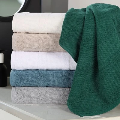 Ribbed Cotton Highly Absorbent Medium Weight Bath Towels, Set Of 3 By Blue Nile Mills 11 Ribbed Cotton Highly Absorbent Medium Weight Bath Towels, Set Of 3 By Blue Nile Mills - Image 9