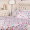 Soft 300 Thread Count Cotton Sheet Bed Set, Vintage Floral Or Solid Bedding Bohemian Wildflower By Blue Nile Mills -Home Decor Store GUEST d78414e4 3de3 4d72 8bcb 546800ff3619