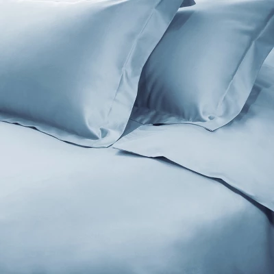 650-Thread Count Cotton Solid Duvet Cover And Sham Set By Blue Nile Mills 3 650-Thread Count Cotton Solid Duvet Cover And Sham Set By Blue Nile Mills