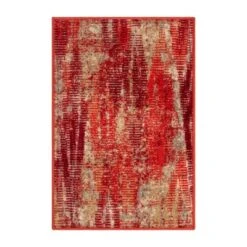 Modern Abstract Washable Non-Slip Indoor Runner Or Area Rug By Blue Nile Mills -Home Decor Store GUEST df77e8cb 0334 4197 8864 6dbbcd79cab9
