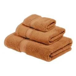 Premium Cotton 800 GSM Heavyweight Plush Luxury 3 Piece Bathroom Towel Set By Blue Nile Mills -Home Decor Store GUEST e0690bb1 0fc9 4f65 8beb a55c06c7e9b2