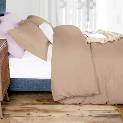 Cotton Linen Garment Washed 3 Piece Duvet Cover Set With Pillow Shams By Blue Nile Mills 7 Cotton Linen Garment Washed 3 Piece Duvet Cover Set With Pillow Shams By Blue Nile Mills - Image 5