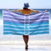 Striped Superior Cotton Large Oversized Beach Towel By Blue Nile Mills -Home Decor Store GUEST e3970f83 0eaf 454e 8bfd 2972286346c6