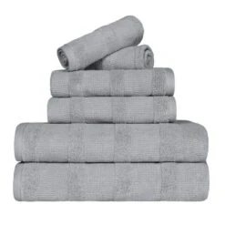 Ribbed Cotton Highly Absorbent Medium Weight Bath Towels, Set Of 3 By Blue Nile Mills 29 Ribbed Cotton Highly Absorbent Medium Weight Bath Towels, Set Of 3 By Blue Nile Mills -Home Decor Store GUEST e3ab3e68 fda7 433f 9a6b f54f0897391d
