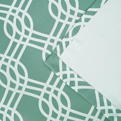 Ribbon Geometric Blackout 2-Piece Curtain Panel Set, Sun-Blocking, Thick, Versatile, And Wrinkle-Resistant By Blue Nile Mills 5 Ribbon Geometric Blackout 2-Piece Curtain Panel Set, Sun-Blocking, Thick, Versatile, And Wrinkle-Resistant By Blue Nile Mills - Image 3