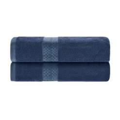 Plush And Absorbent Rayon From Bamboo And Cotton 2-Piece 30" X 54" Bath Towel Set By Blue Nile Mills -Home Decor Store GUEST fb4105ec a307 49bc a414 ba25cea3242f