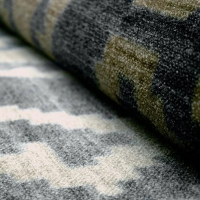 Southwestern Geometric Aztec Non-Slip Indoor Washable Area Rug Or Runner By Blue Nile Mills 5 Southwestern Geometric Aztec Non-Slip Indoor Washable Area Rug Or Runner By Blue Nile Mills - Image 3